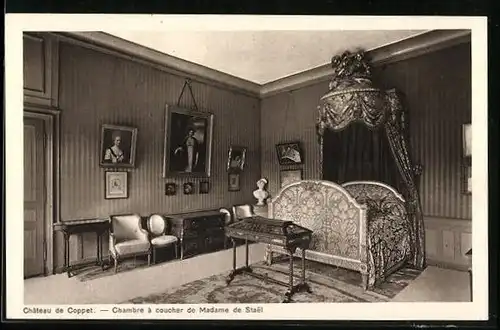 AK Coppet, Chateau, Chambre a coucher de Madame de Stael