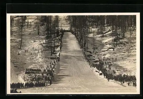 AK Pontresina, Sicht auf die Bernina-Schanze