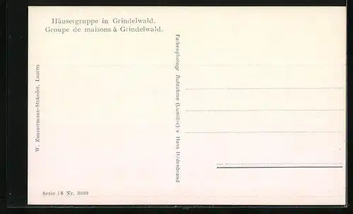 AK Grindelwald, Häusergruppe