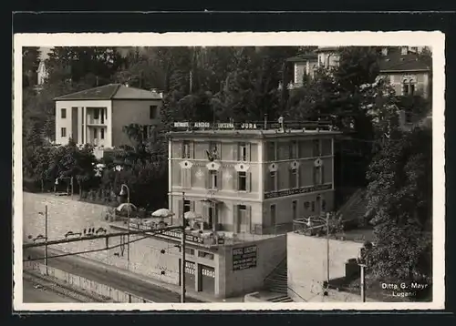 Foto-AK Lugano, Hotel Luzern - Jura