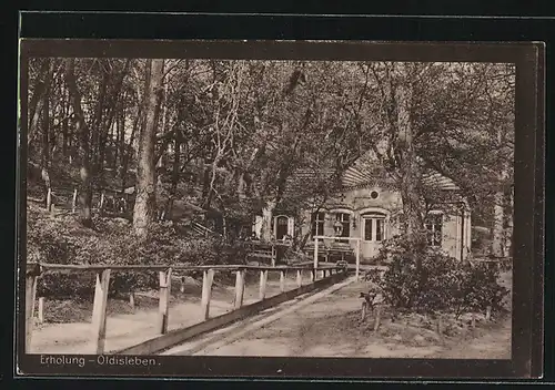 AK Oldisleben, Gasthaus zur Erholung