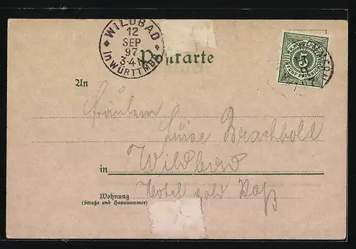 Lithographie Neu-ulm, Kath. Kirche & Kriegerdenkmal, Bahnhof, Protest. Kirche, Ortsansichten