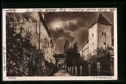 AK Köszeg, Út a Vár Mellett