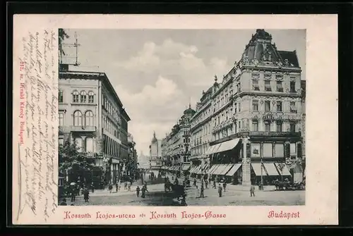 AK Budapest, Kossuth Lajos-Gasse