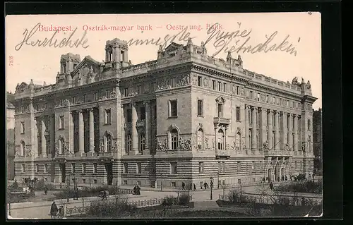 AK Budapest, Oestr. ung. Bank