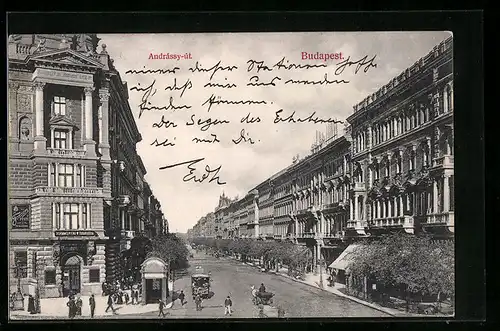 AK Budapest, Andrássy-út.