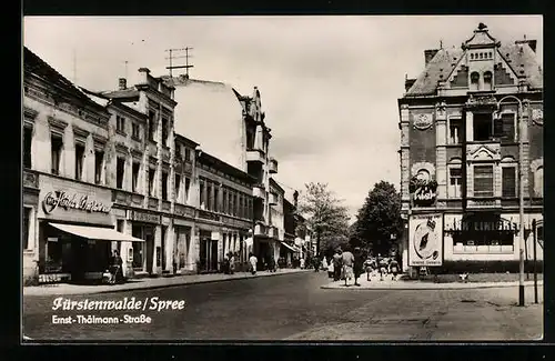 AK Fürstenwalde /Spree, Ernst-Thälmann-Strasse