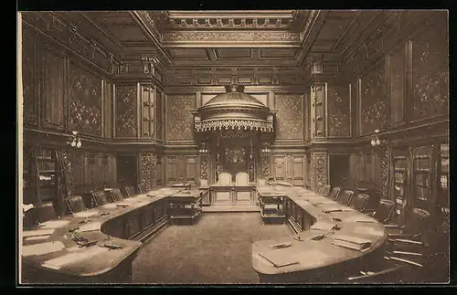 AK Hamburg, Sitzungssaal des Senats im Rathaus