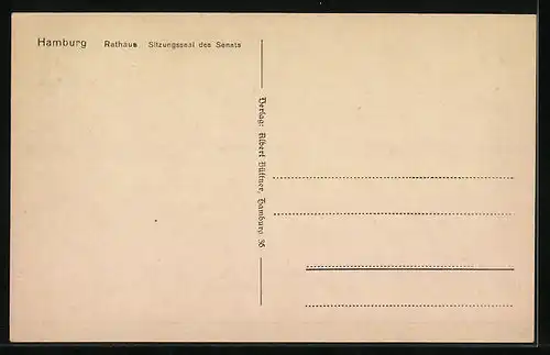 AK Hamburg, Sitzungssaal des Senats im Rathaus