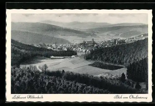 AK Hilchenbach, Blick vom Oberförsterweg