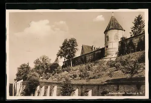 AK Neuburg a. D., An der Stadtmauer