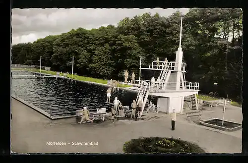 AK Mörfelden, Schwimmbad mit Sprungturm