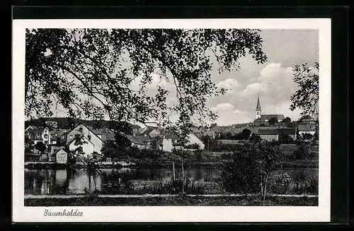 AK Baumholder, Ortsansicht über die Nahe gesehen