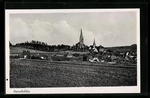 AK Baumholder, Ortsansicht von einer Anhöhe aus gesehen