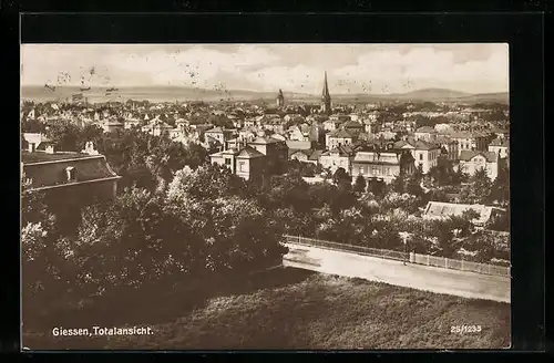 AK Giessen, Totalansicht aus der Vogelschau