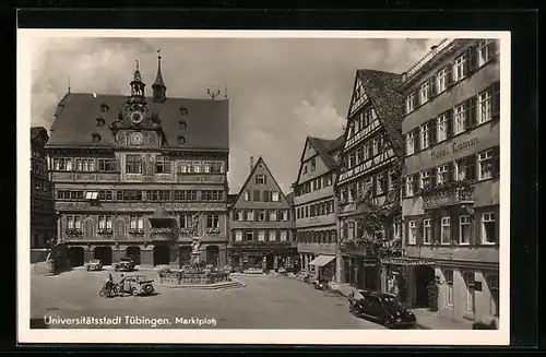 AK Tübingen, Der Marktplatz der Universitätsstadt