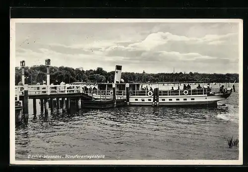 AK Berlin-Wannsee, Dampferanlegestelle