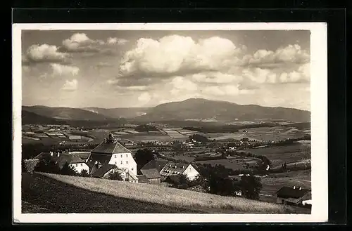 AK Rabenstein bei Zwiesel im bayr. Wald, Blick zum Rachel