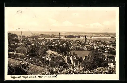 AK Deggendorf /Bayer. Ostmark, Blick ins Donautal