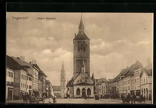 AK Deggendorf, Oberer Stadtplatz