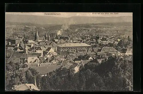 AK Kaiserslautern, Blick auf die Stadtmitte