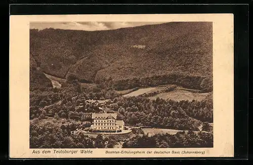 AK Johannaberg /Teutoburger Wald, Beamten-Erholungsheim der deutschen Bank