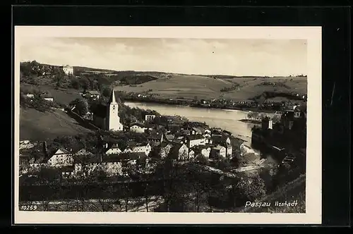 AK Passau, Blick auf Ilzstadt