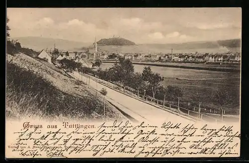 AK Tuttlingen, Panorama aus der Vogelschau