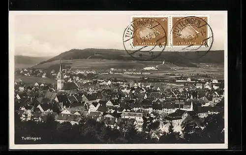 AK Tuttlingen, Panorama aus der Vogelschau