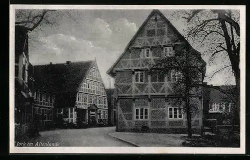 AK Jork im Altenlande, Ortspartie