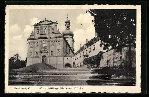 AK Amberg /Opf., Mariahilfberg, Kirche und Kloster
