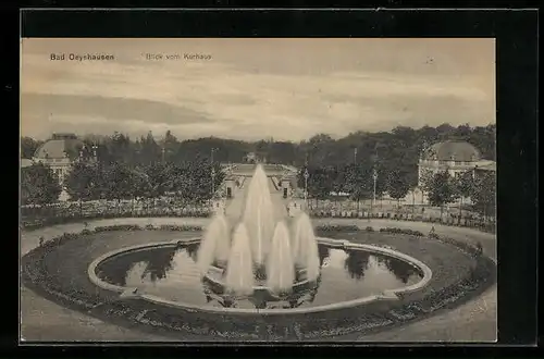 AK Bad Oeynhausen, Blick vom Kurhaus