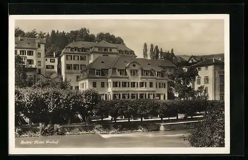 AK Baden, Hotel Freihof