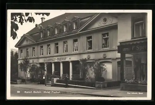 AK Baden, Hotel Freihof