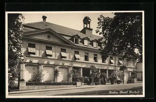 AK Baden, Hotel Freihof