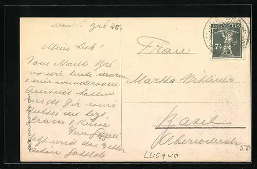 AK Lugano, Monte Bré, Restaurant Bellevue