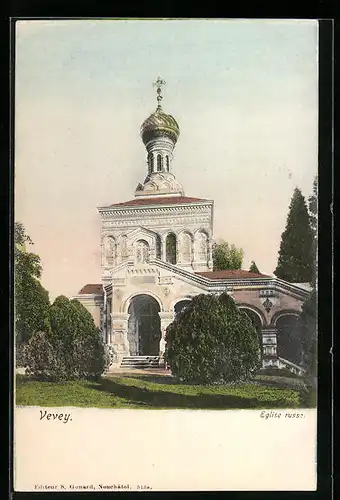 AK Vevey, Eglise russe