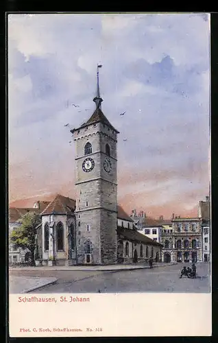 AK Schaffhausen, Strassenpartie St. Johann