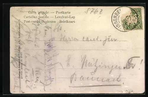 AK Klingenberg / Main, Ortsansicht mit Kirche