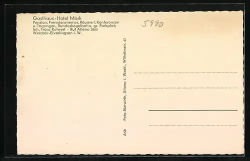 AK Elverlingsen, Gasthaus Mark