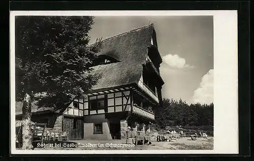 AK Sasbachwalden / Schwarzwald, Gasthof Hohritt
