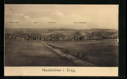 AK Neukirchen i. Erzgeb., Gesamtansicht