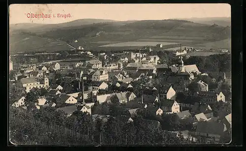 AK Olbernhau / Erzgeb., Gesamtansicht