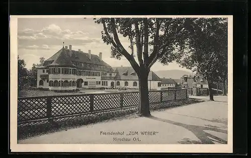 AK Kirschau / O.-L., Fremdenhof Zum Weber