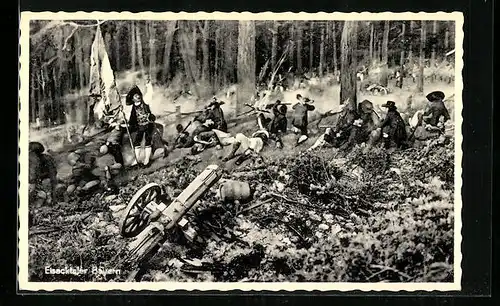 AK Andreas Hofer und die Eisacktaler Bauern, Schlacht am Berg Isel