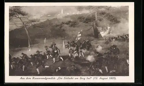 AK Andreas Hofer und die Schlacht am Berg Isel, Peter Mayr Gruppe