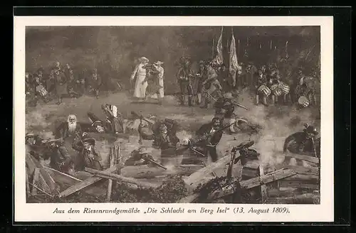 AK Andreas Hofer mit Graf Hendl, Schlacht am Berg Isel