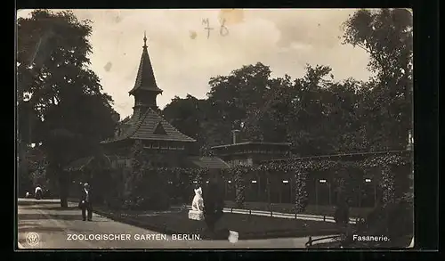 AK Berlin, Zoologischer Garten, Fasanerie