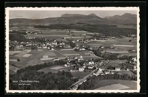 AK Chatillens-Oron, Vue générale d`avion