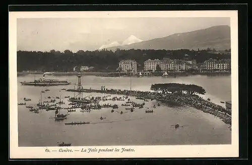 AK Genève, La Jetée pendant les Joutes
